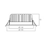 ART-RD-319 LED Светильник встраиваемый неповоротный Downlight   -  Встраиваемые светильники 